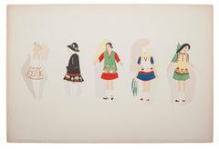 Plate n. 6 from "Ses peintures, ses objets, ses tissus simultanés, ses modes"