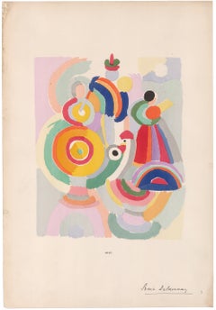 Pochoir with Rooster