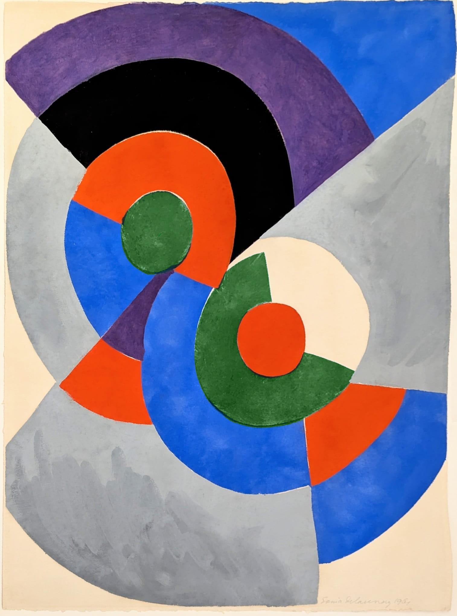 Poesía de Palabras, Poesía de Colores - Print de Sonia Delaunay