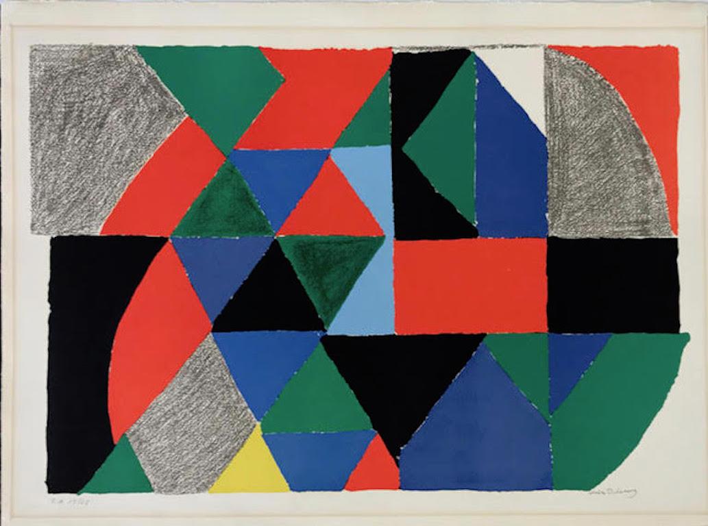 Sonia Delaunay Abstract Print - Polyphonie
