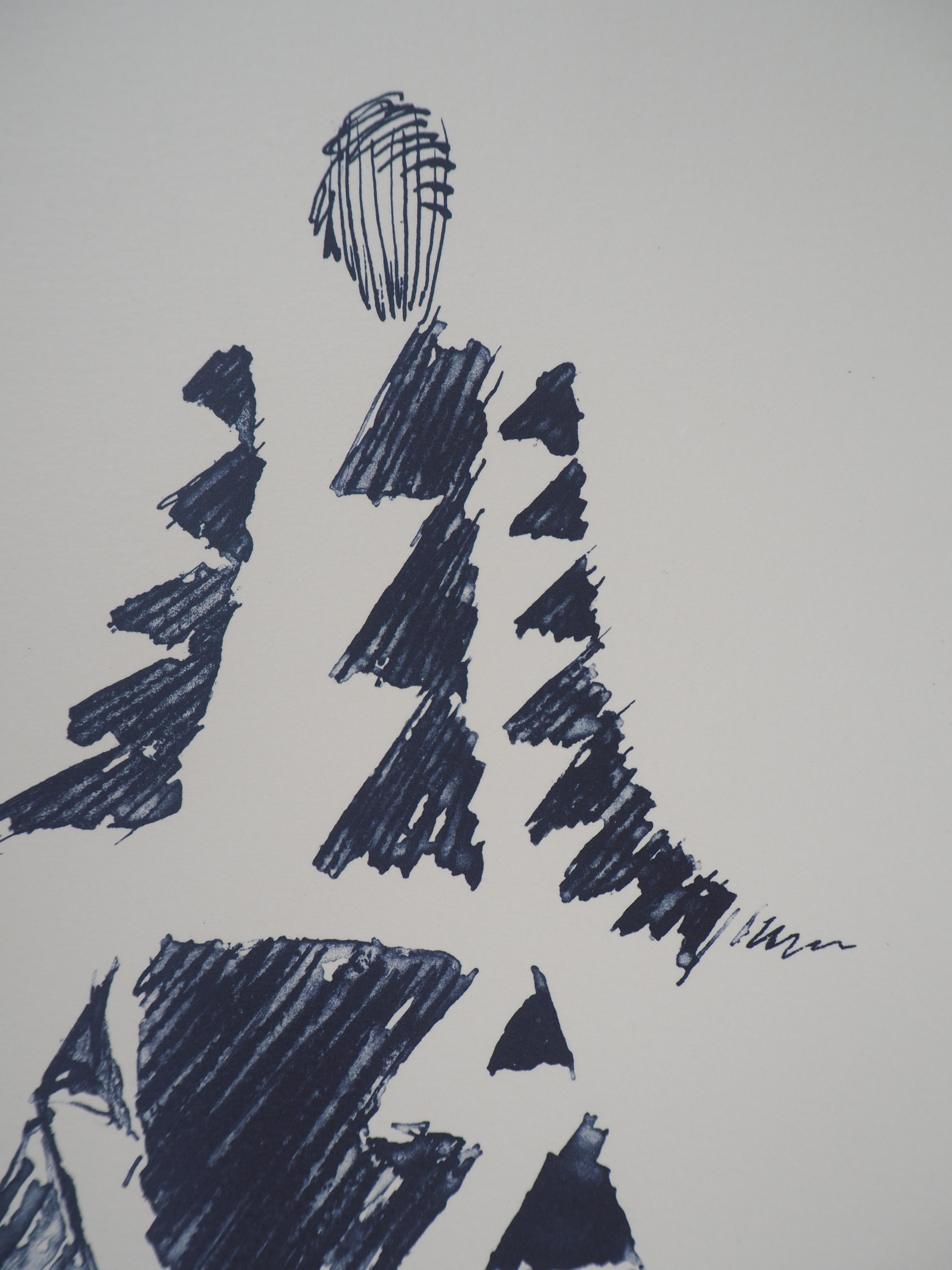 Rhythms Triangles Dress - 1926 - Lithograph (Artcurial edition) For Sale 1