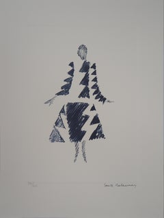 Rhythms-triangles Dress - 1926 - Lithograph (Artcurial edition)