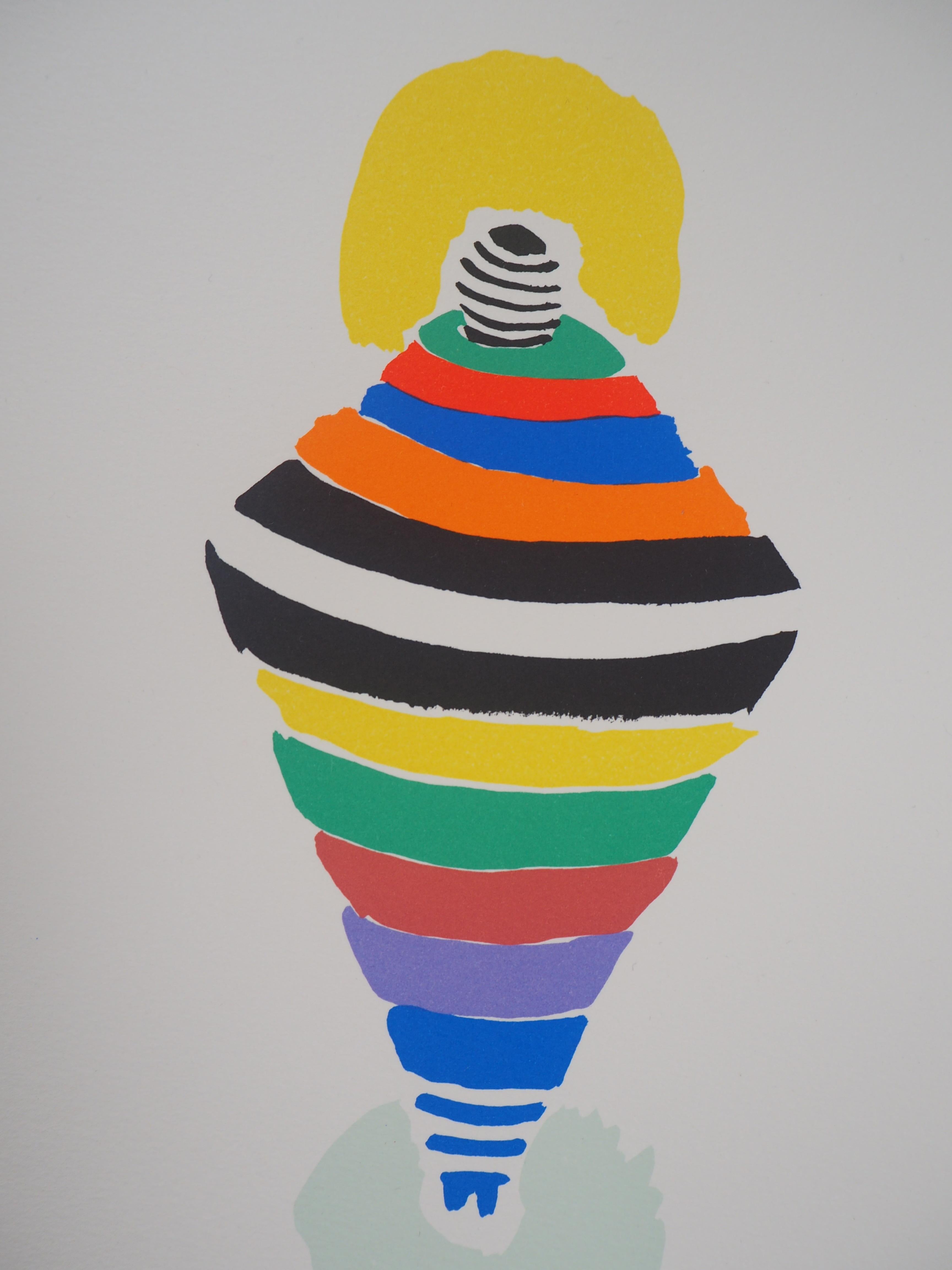 Rio Spinning Dress - Lithograph (Artcurial edition) - Modern Print by Sonia Delaunay