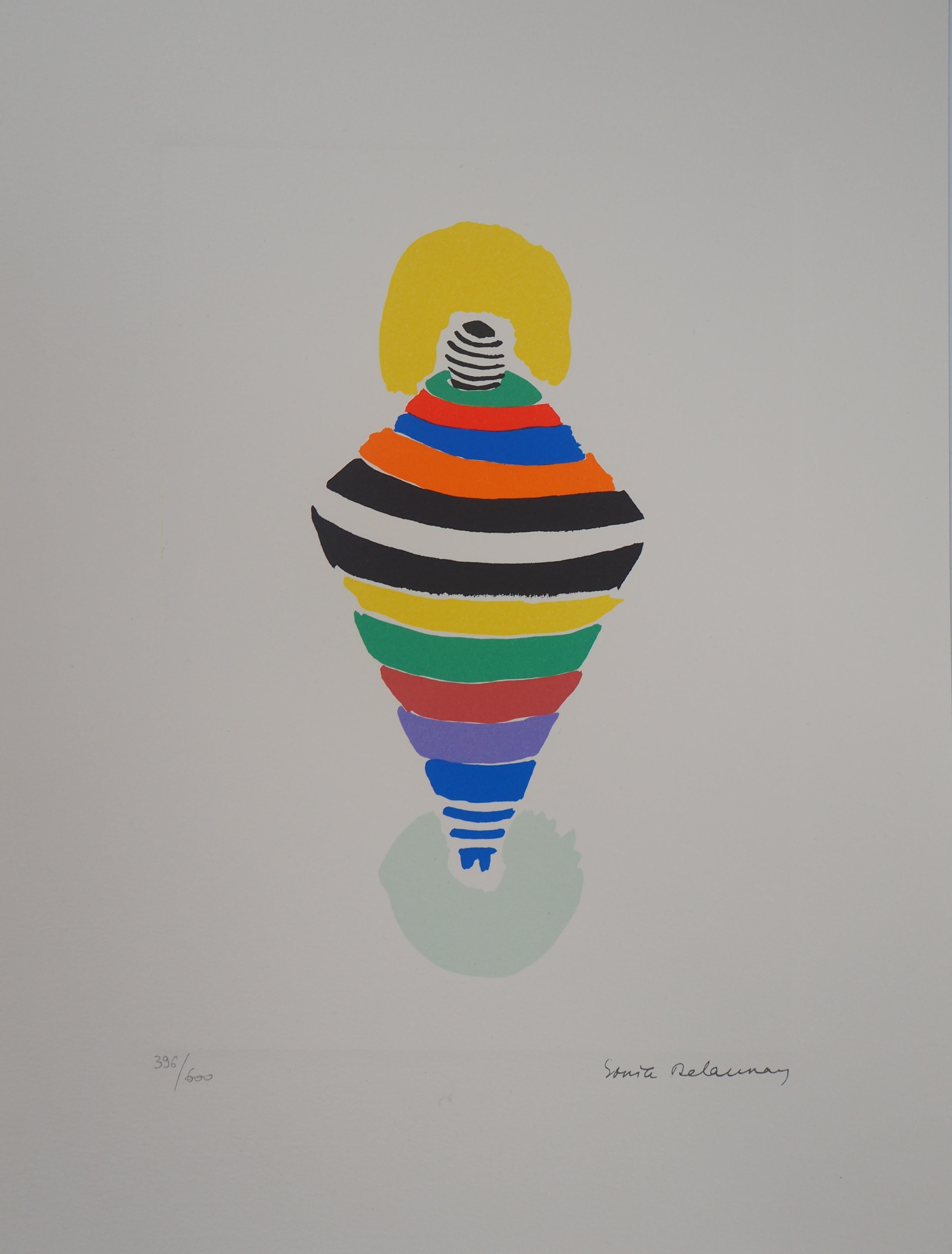 Sonia Delaunay Abstract Print - Rio Spinning Dress - Lithograph (Artcurial edition)