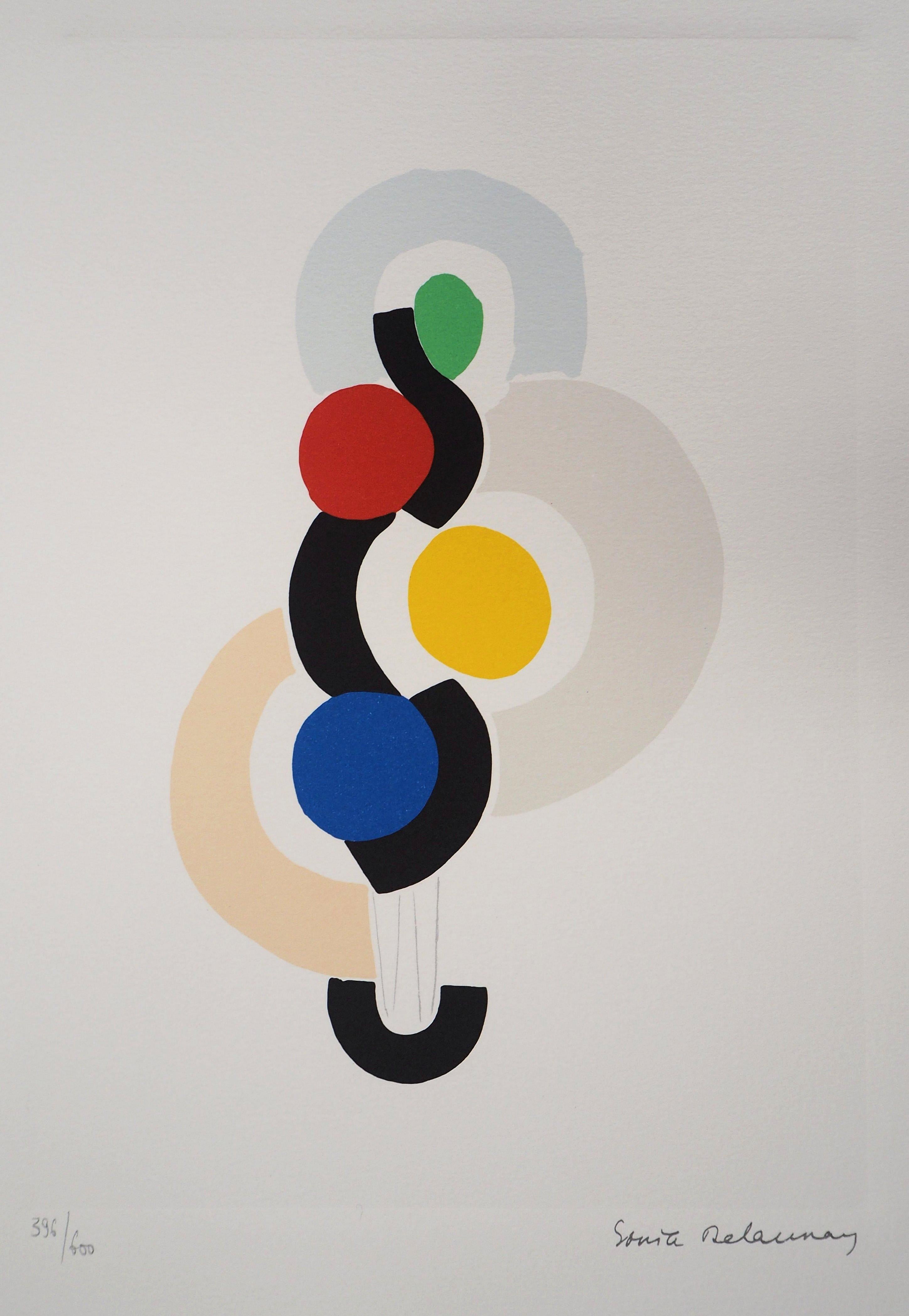 Rythm and Dance - Lithograph (Artcurial edition) - Modern Print by Sonia Delaunay