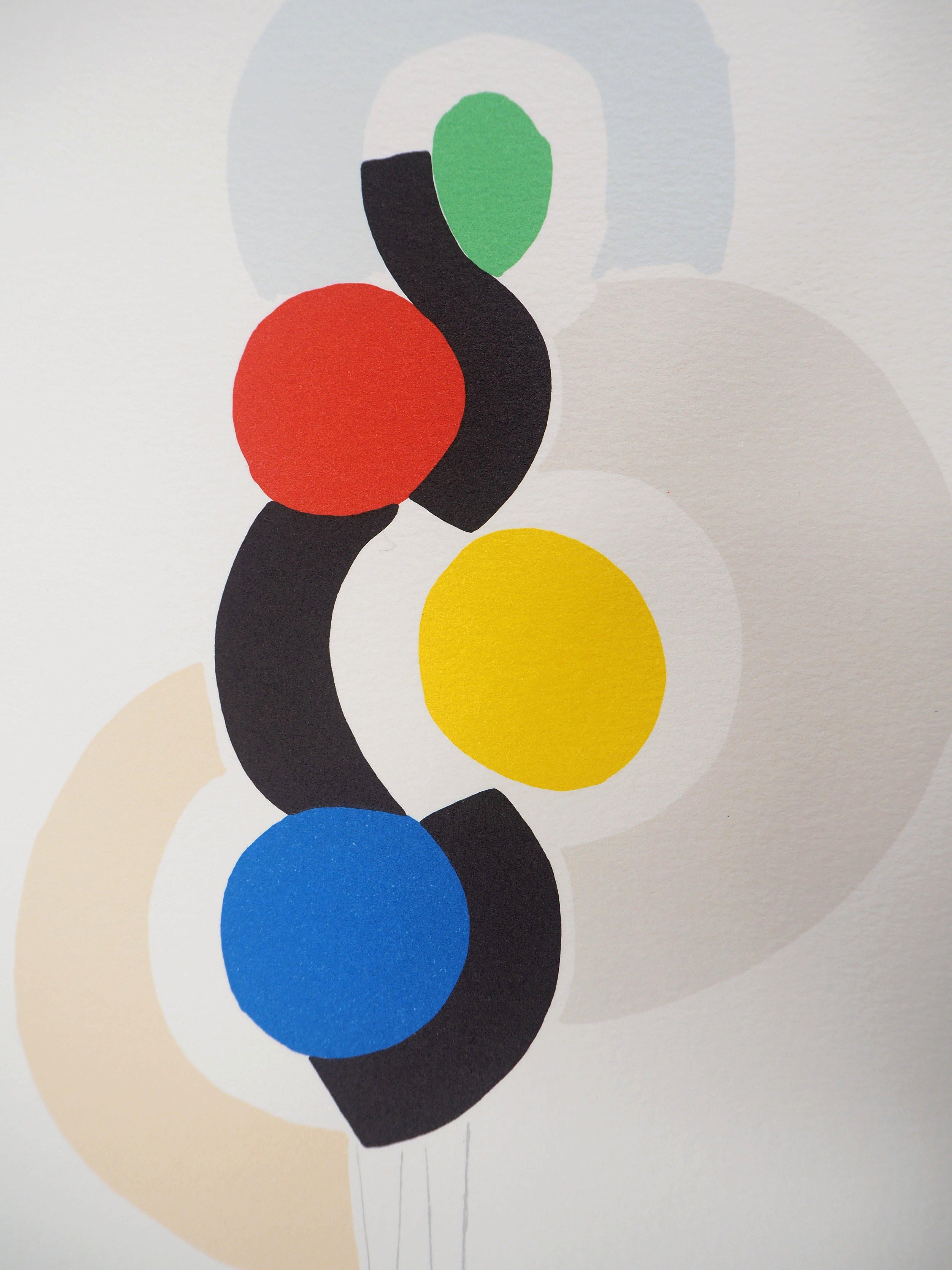 Rythm and Dance - Lithograph (Artcurial edition) - Modern Print by Sonia Delaunay
