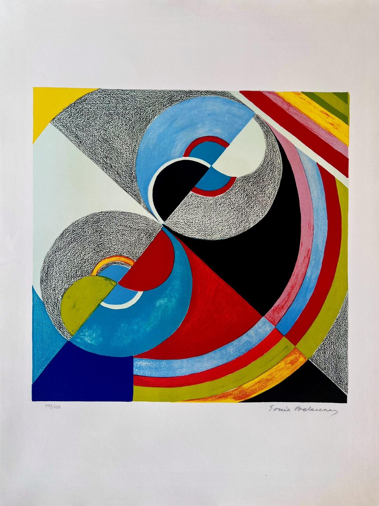 Abstract Print de Sonia Delaunay - Ritmo de color