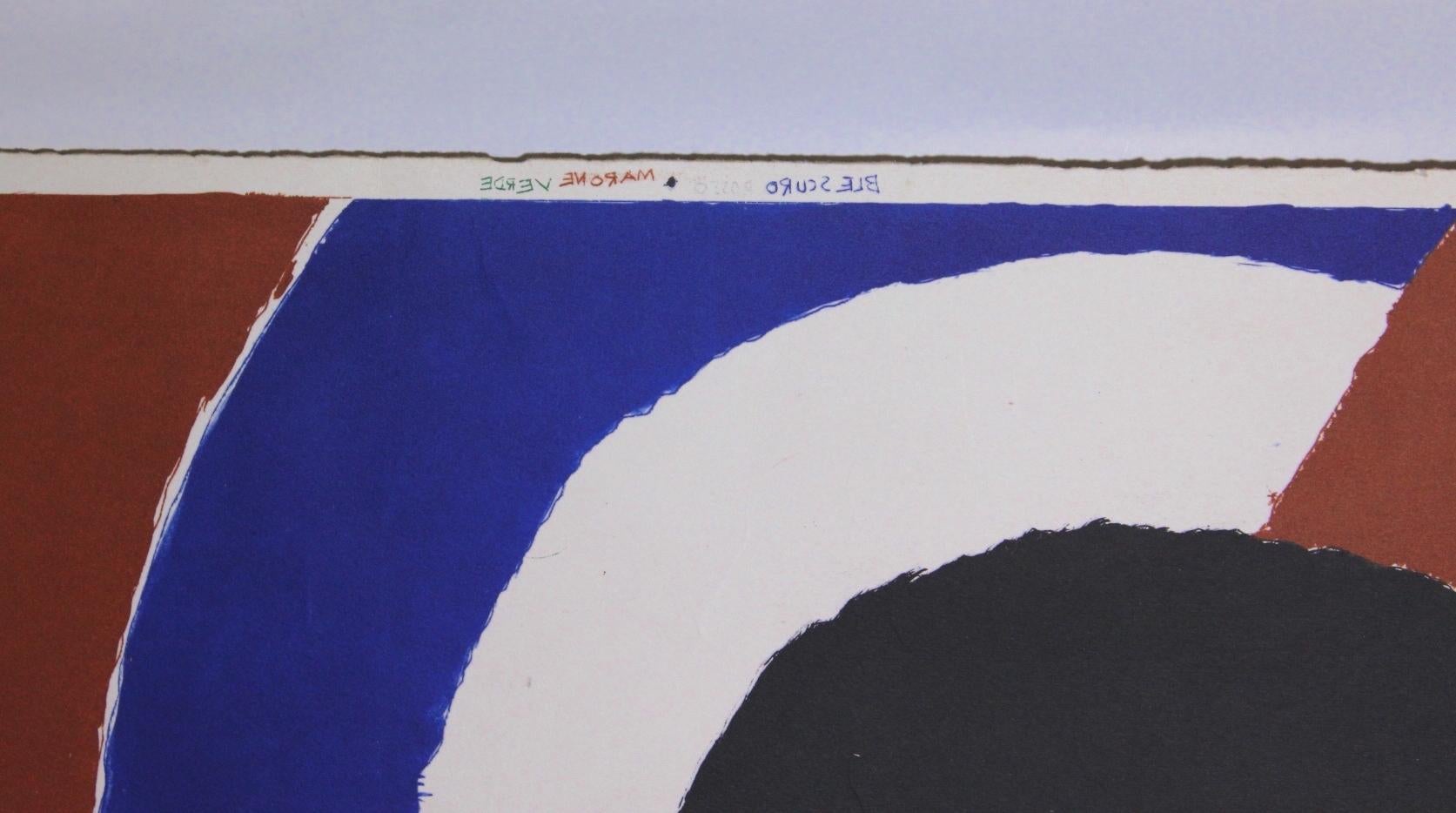 Rythme-couleur - Hand-signed and numbered original lithograph, 1962 For Sale 2