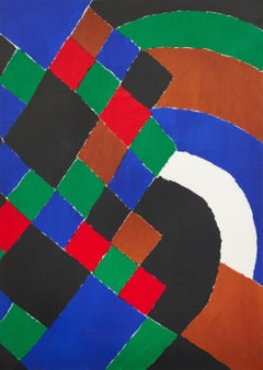 Rythme-couleur - Litografia originale firmata e numerata a mano, 1962