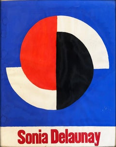 Sonia Delaunay 'Nouvelle Gravure' Lithograph, Abstract, Framed, 1974