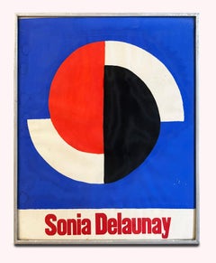 Sonia Delaunay 'Nouvelle Gravure' Lithograph, Abstract, Framed, 1974
