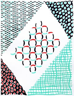 Sonia Delaunay, Tafel Nr. 18, aus Kompositionen, Farben, Ideen, 1930 (nach)
