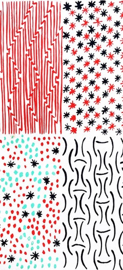 Sonia Delaunay, planche n° 23, tirée de Compositions, couleurs, idées, 1930 (after)