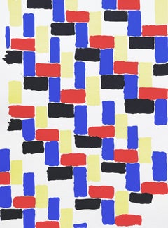 Sonia Delaunay, Plate No. 5, from Compositions, Colors, Ideas, 1930 (after)