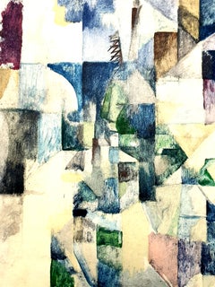 (after) Robert Delaunay - La fenêtre no. 2 - Pochoir