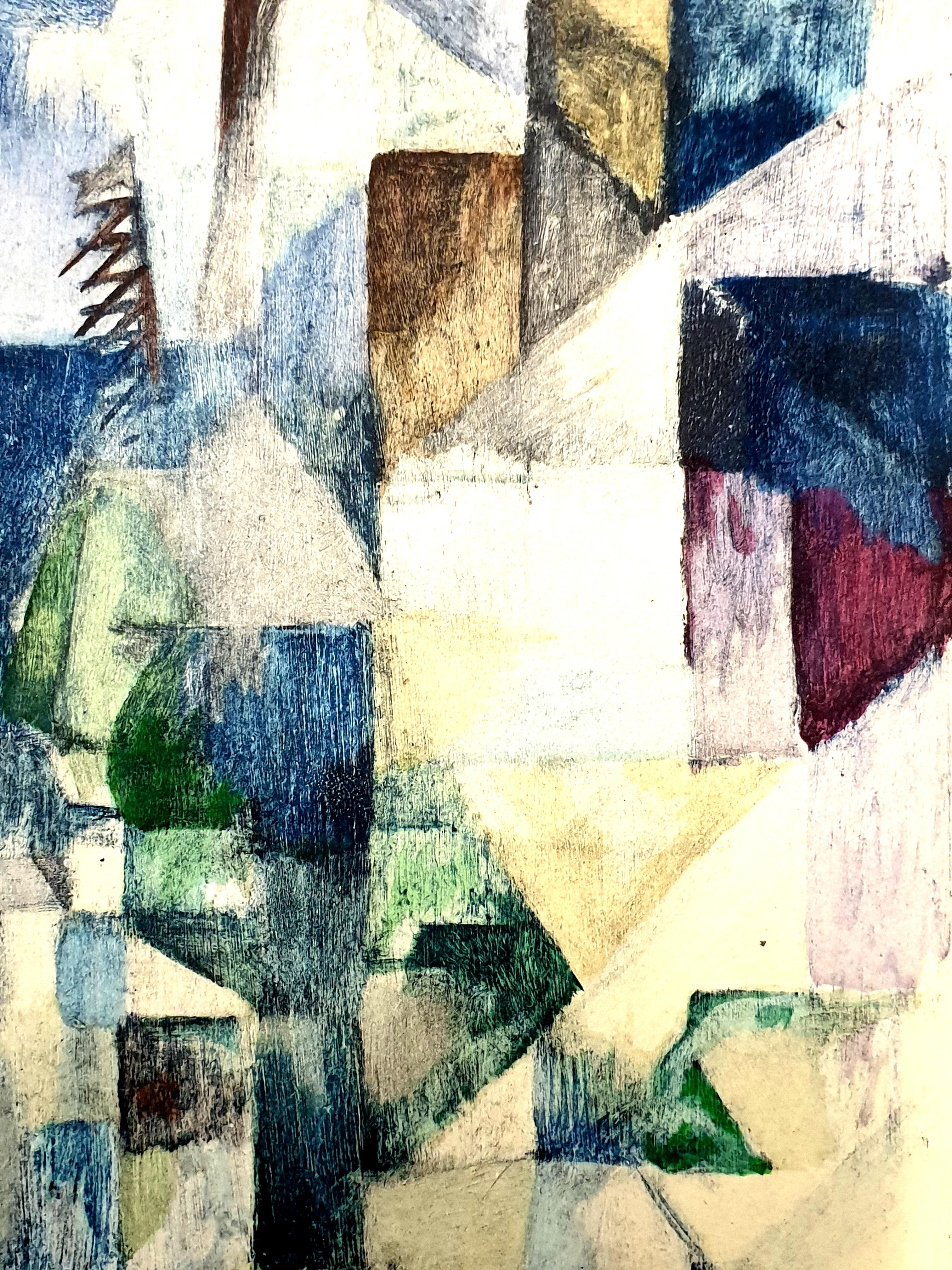(after) Robert Delaunay - La fenêtre no. 2 - Pochoir  For Sale 2