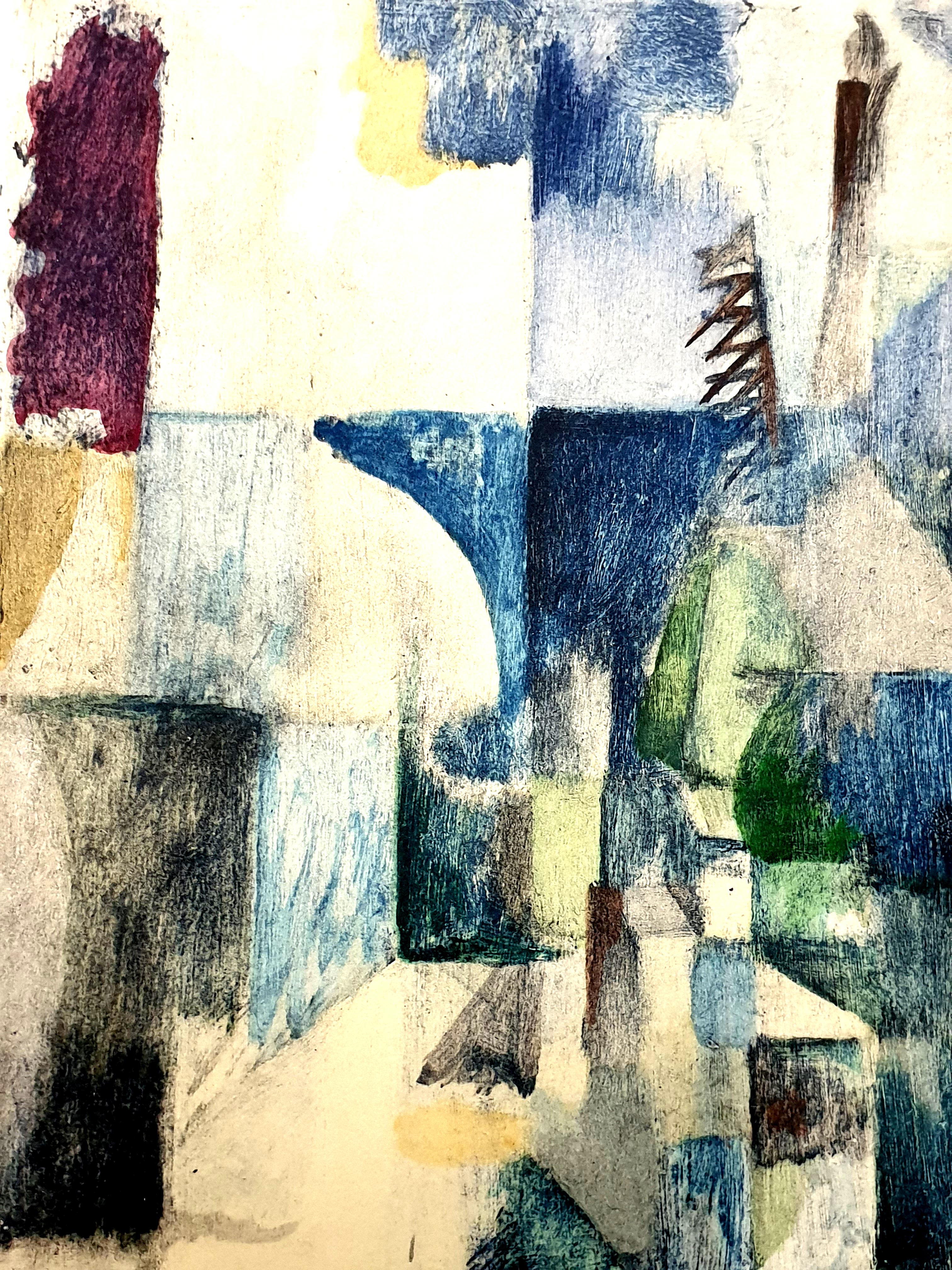 (after) Robert Delaunay - La fenêtre no. 2 - Pochoir  For Sale 3