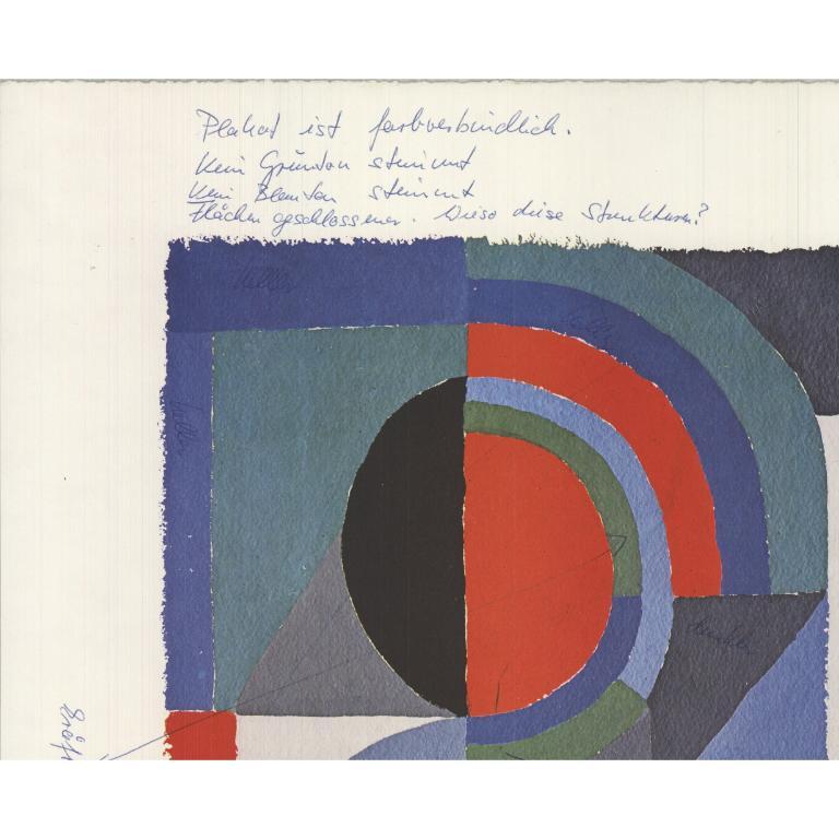 Sonia Delaunay 'Viertel' 1990- Offset Lithograph For Sale 3