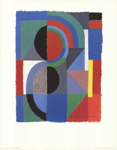 Sonia Delaunay „Viertel (kein Text)“ 1989- Offset-Lithographie
