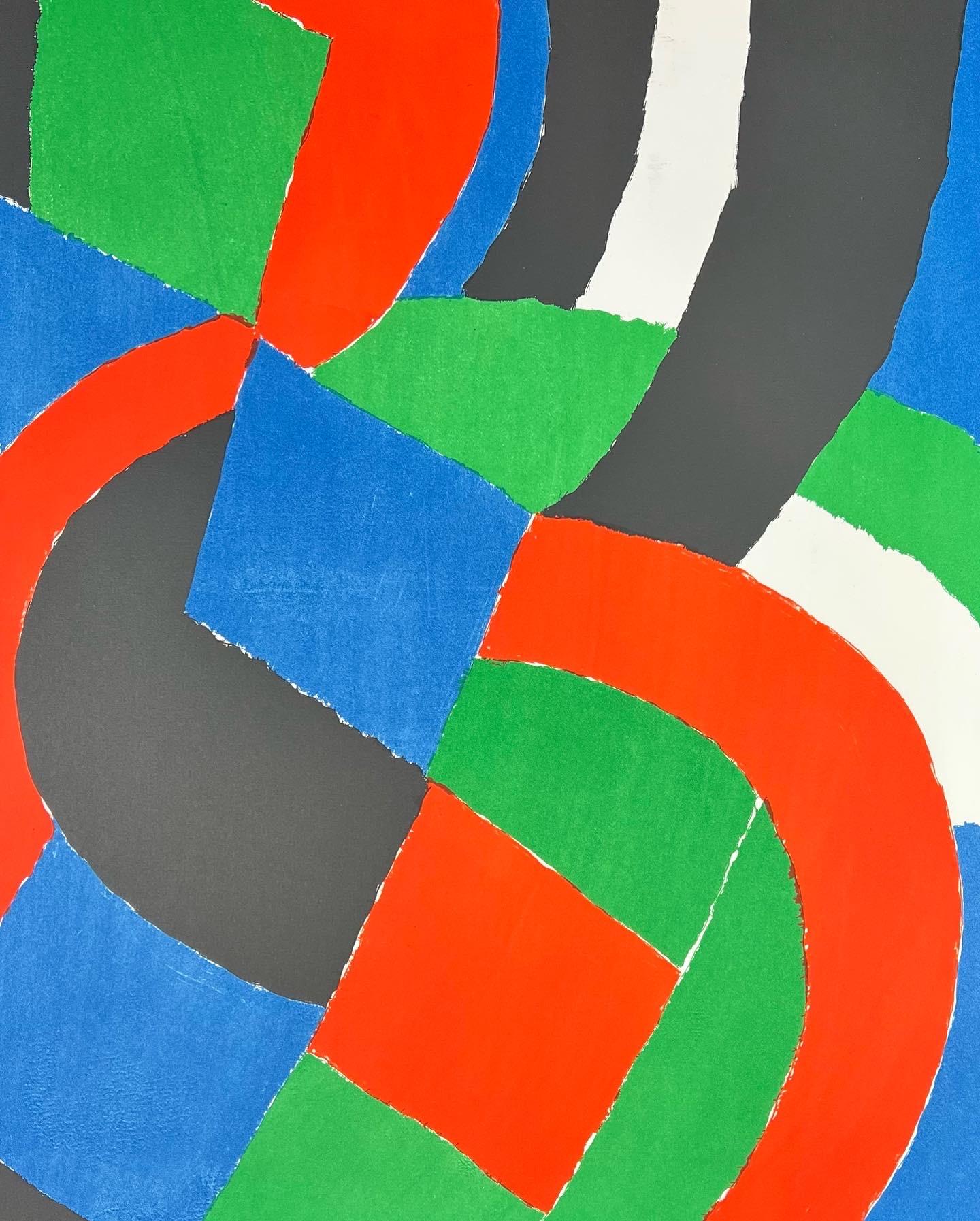 Sonia Terk Delaunay ( 1885 – 1979 ) – hand-signed lithograph – 1962 - Print by Sonia Delaunay