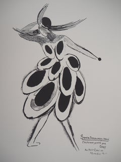 Espagne : Danseuse de flamenco - Lithographie (édition Artcurial)