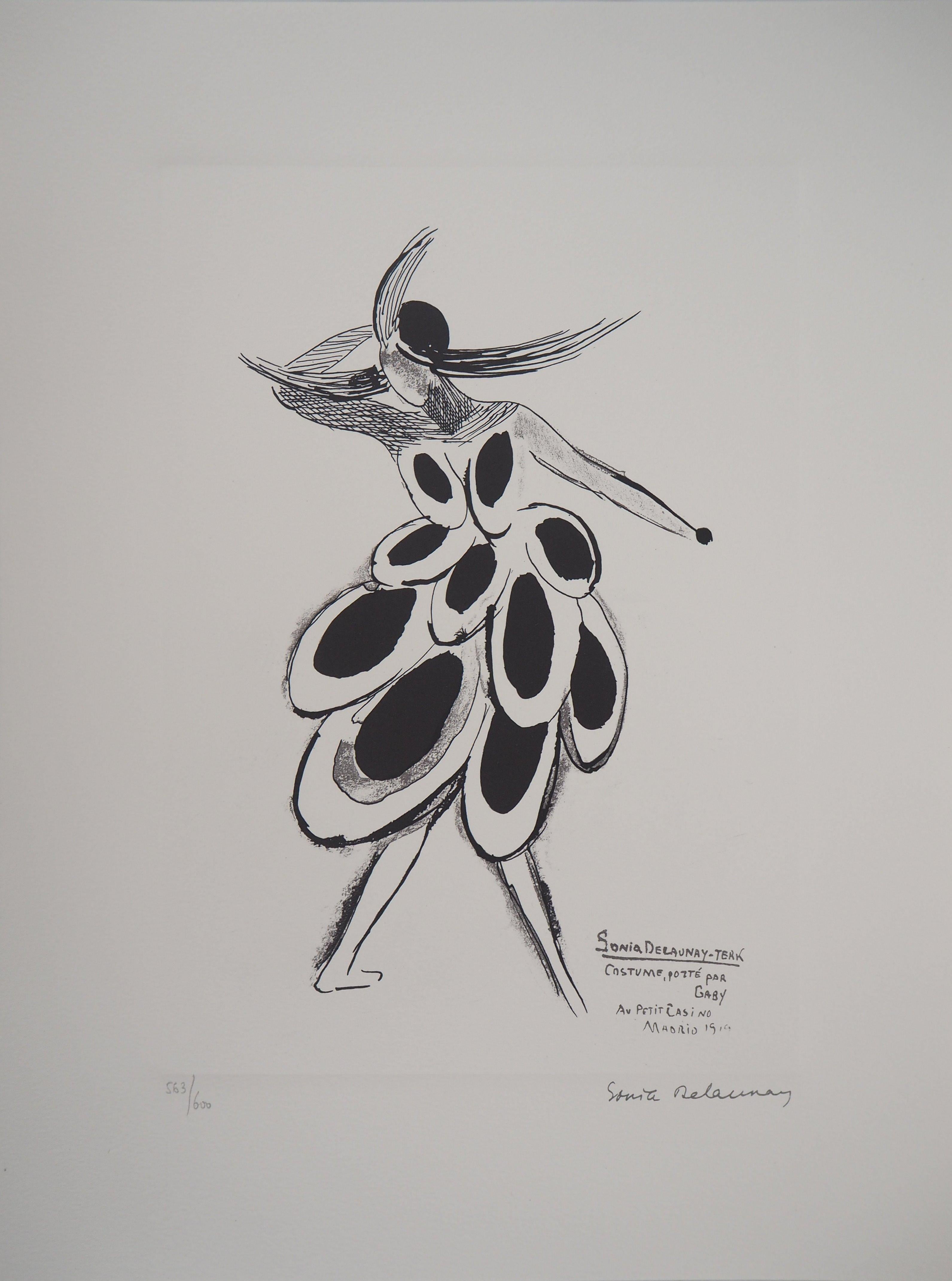 Spain : Flamenco Dancer - Lithograph (Artcurial edition) - Modern Print by Sonia Delaunay