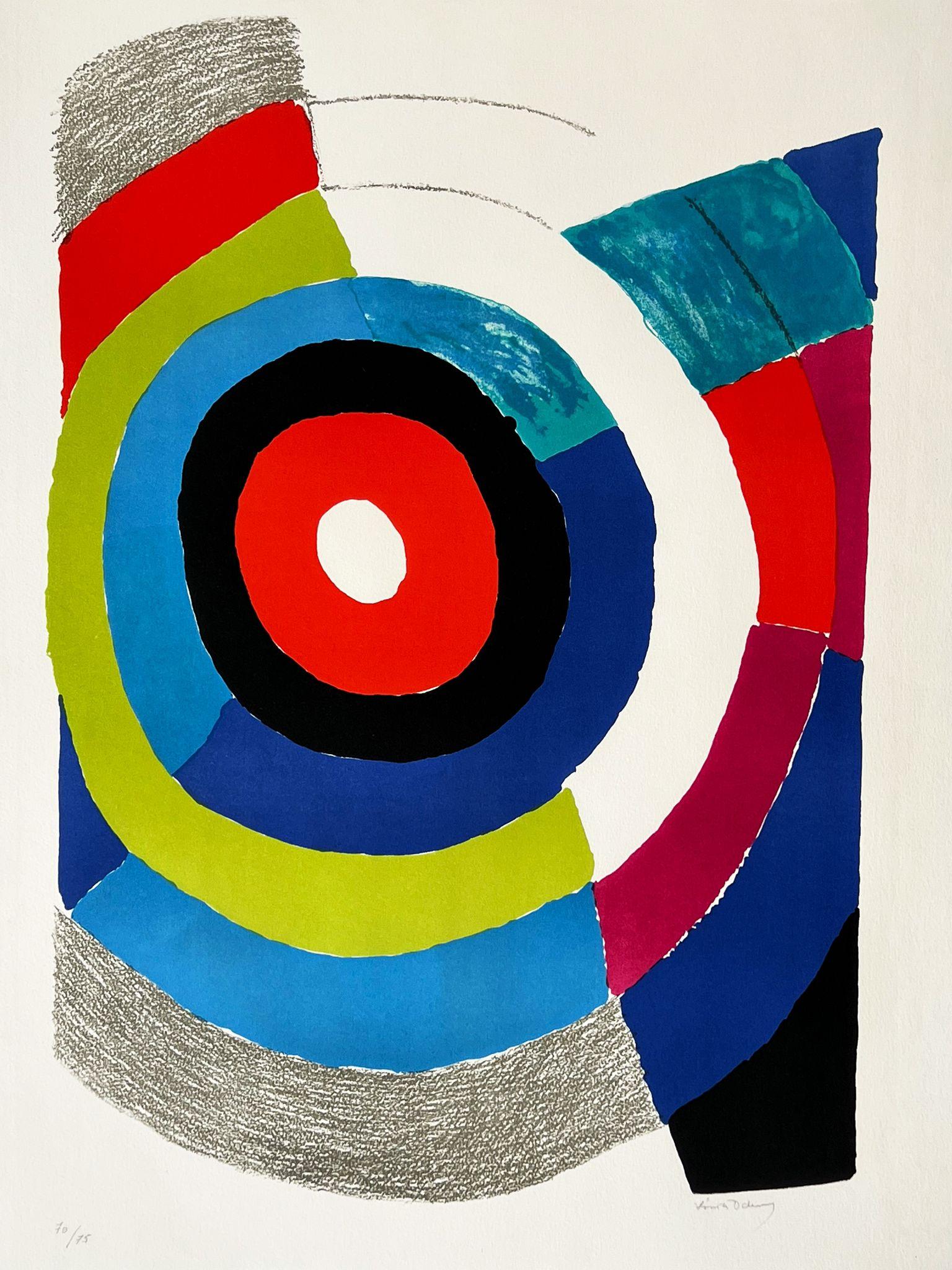 Abstract Print de Sonia Delaunay - Objetivo