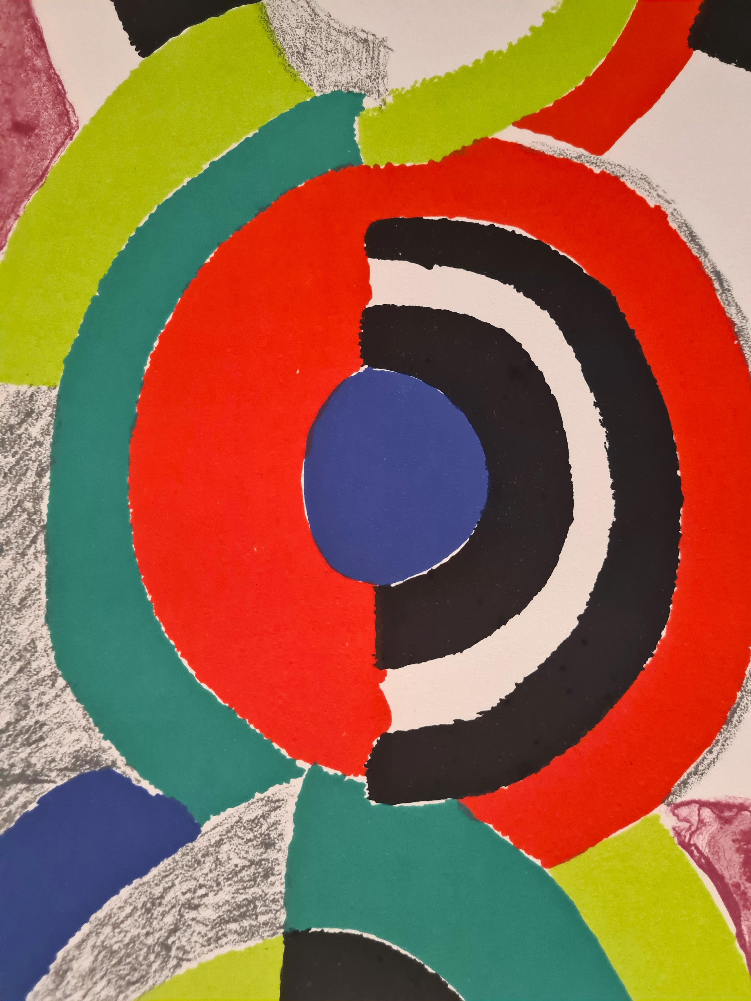 The Three Graces - Print Abstracto de Sonia Delaunay