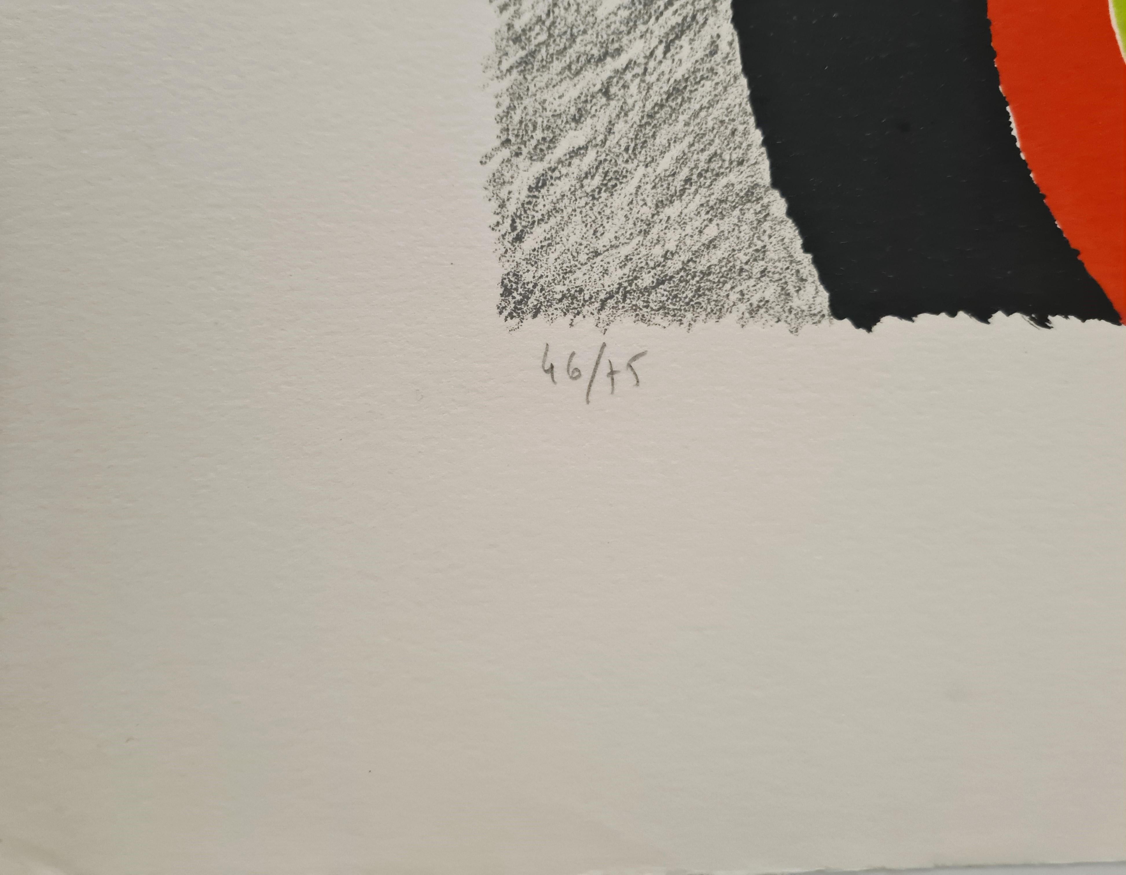 The Three Graces - Abstract Print Blanco de Sonia Delaunay