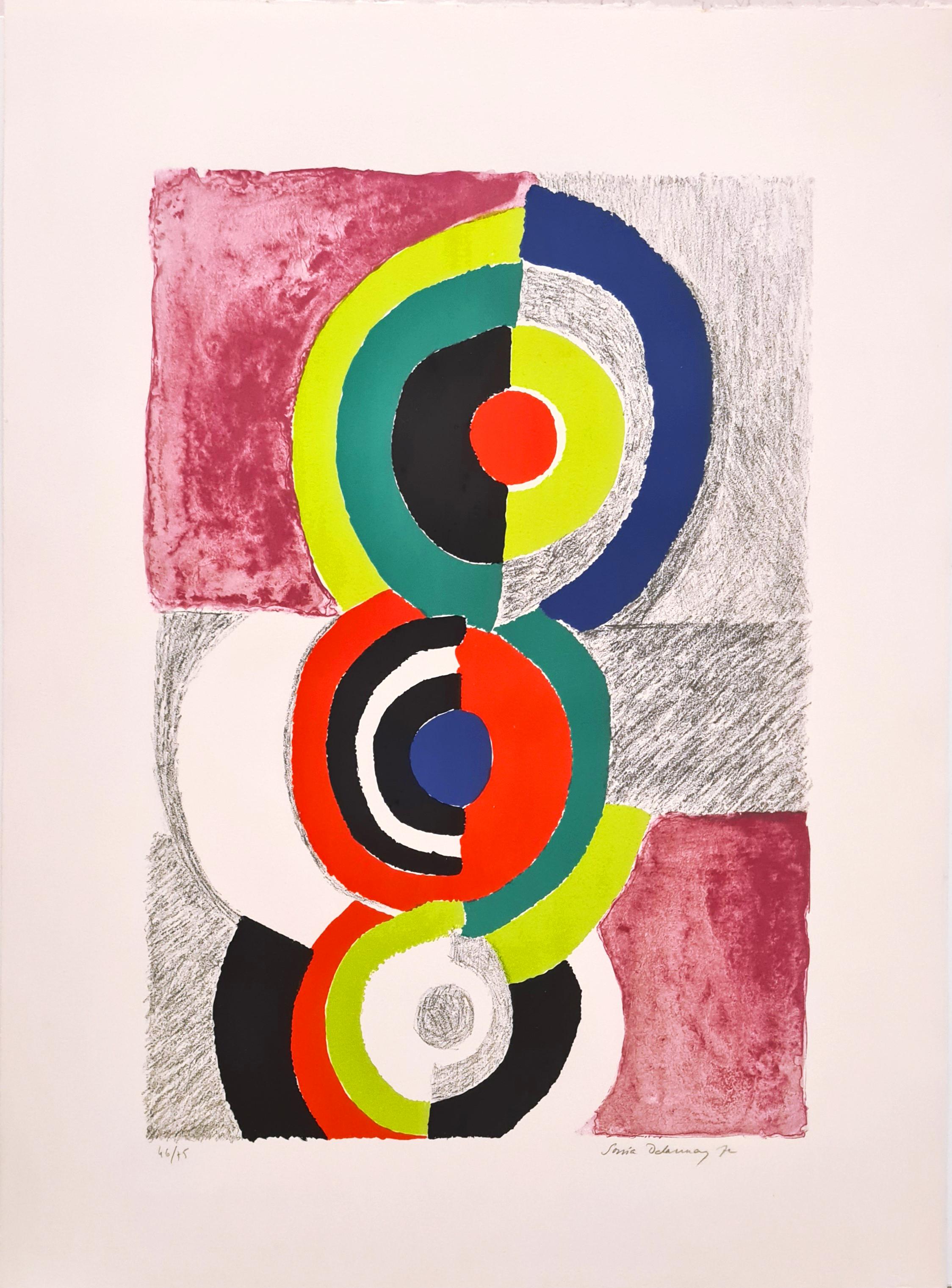 Abstract Print de Sonia Delaunay - The Three Graces
