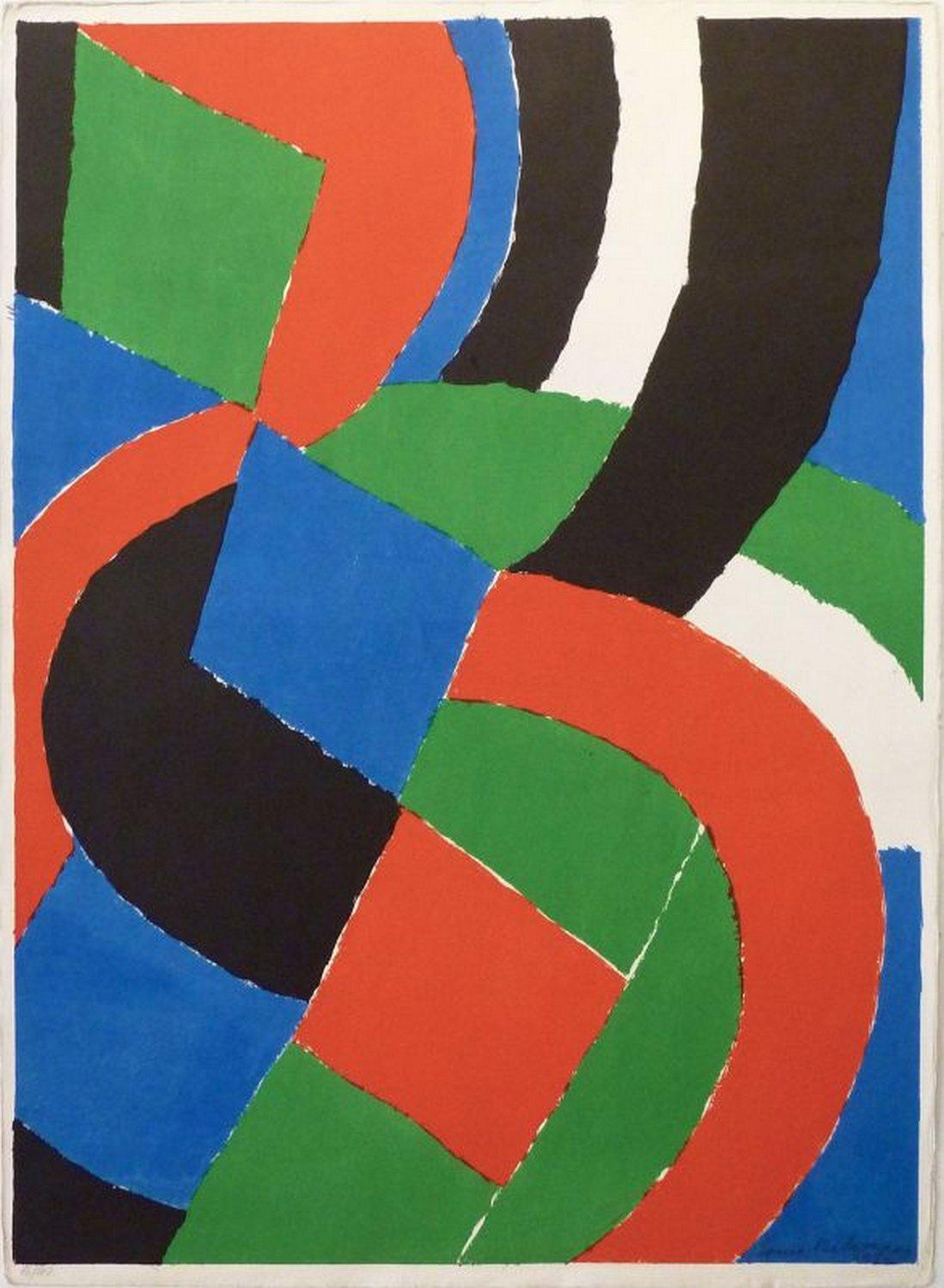 Sonia Delaunay Abstract Print - Untitled 