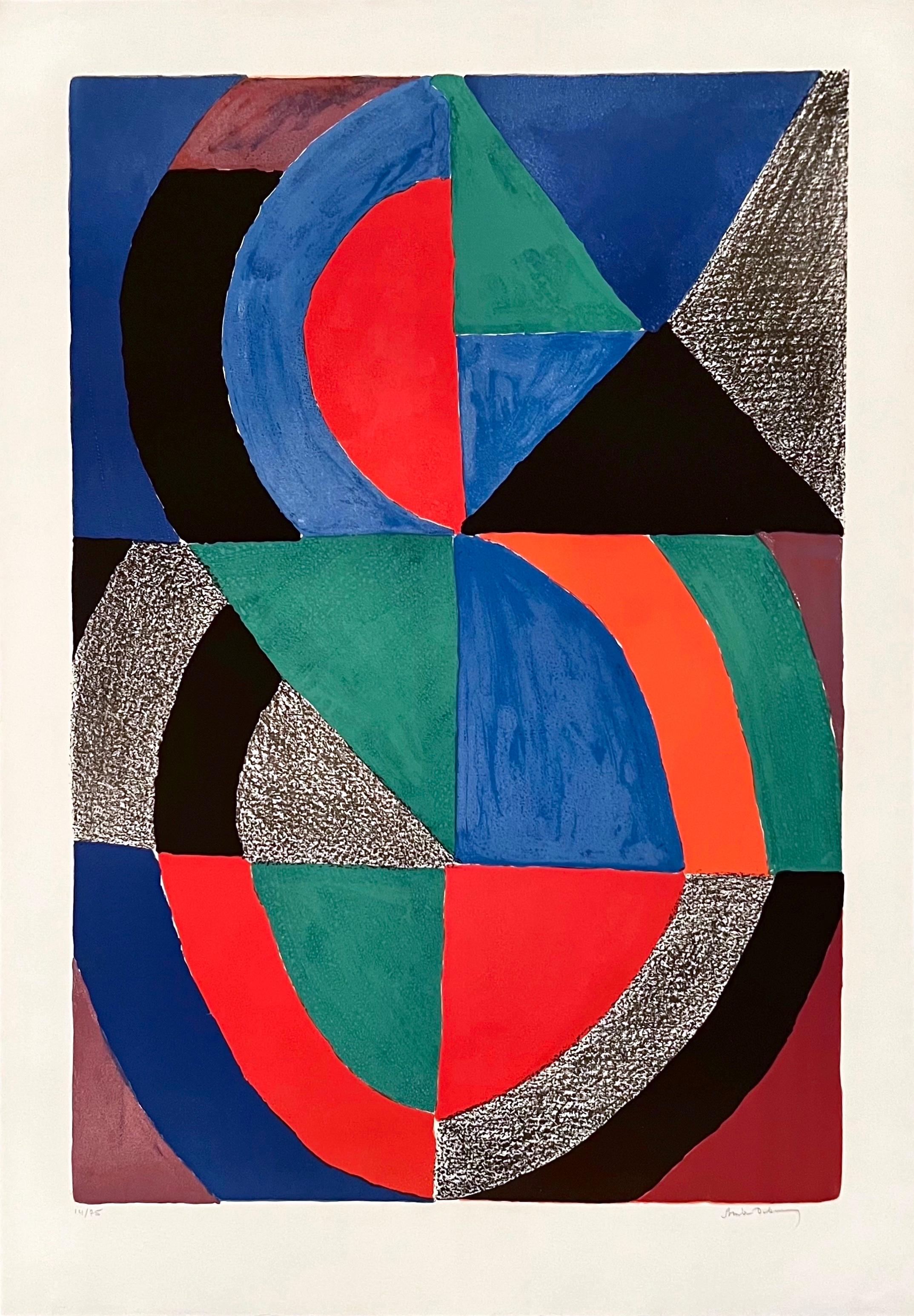 Sonia Delaunay Abstract Print - Untitled