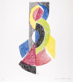 Untitled - Original Etching by Sonia Delaunay - 1966