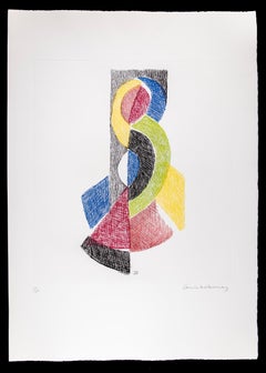 Untitled - Original Etching by Sonia Delaunay - 1966