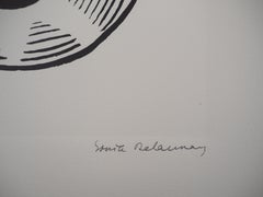 Woman with Art Deco Dress - Lithograph (Artcurial edition)