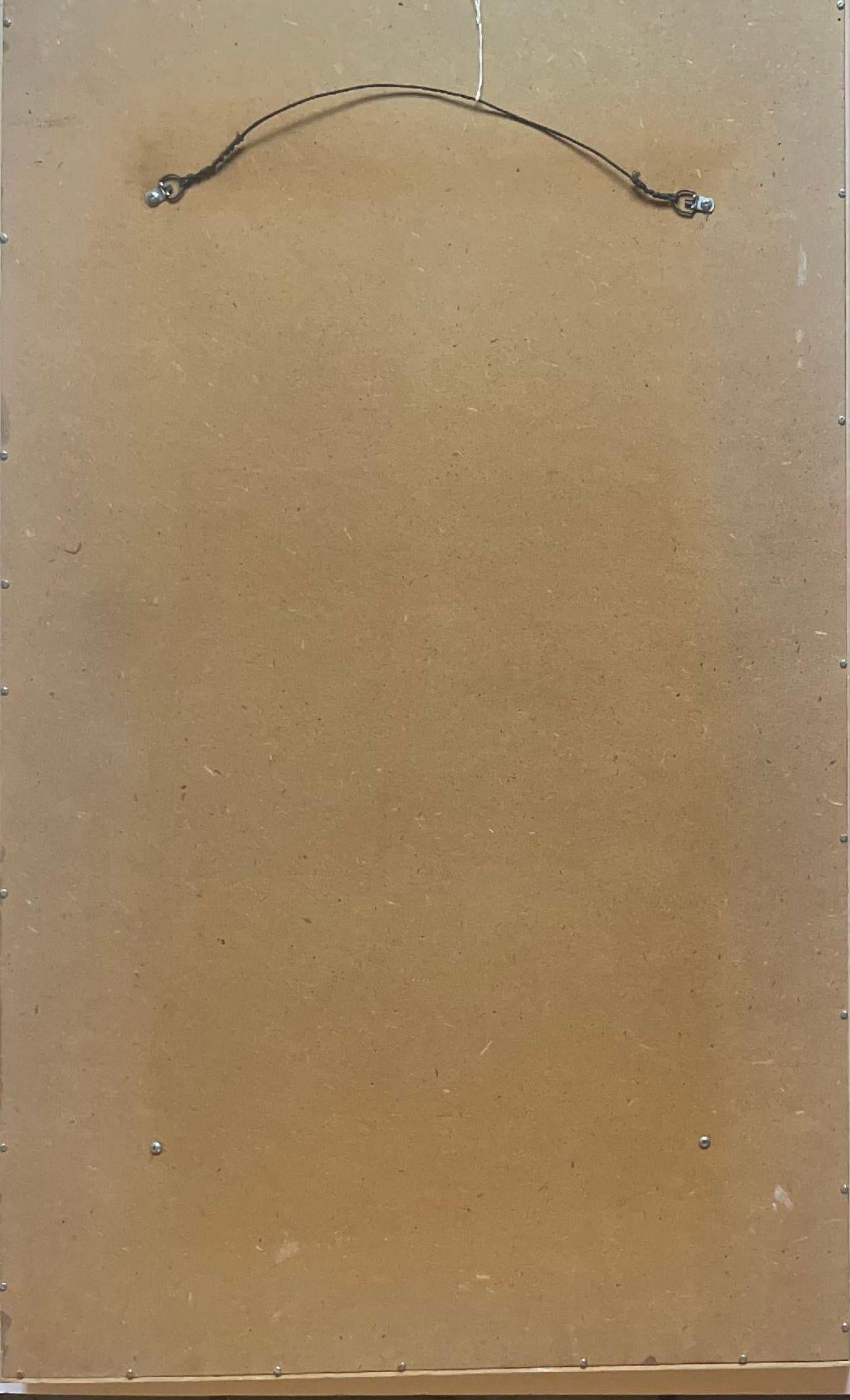 Portico, dipinto su masonite, firmato, proprietà del gallerista Andre Zarre, incorniciato in vendita 2