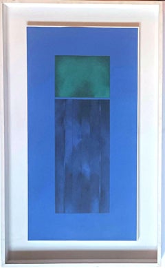 Portico, peinture sur masonite, signée, succession du galeriste Andre Zarre, encadrée