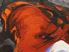 Sonia Gechtoff, Goya's Ghost, acrylic on canvas, 1998