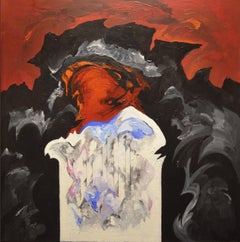 Sonia Gechtoff, Goya's Ghost, acrylic on canvas, 1998