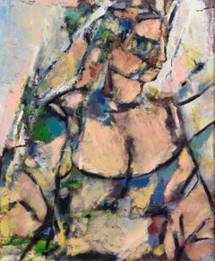 Cubist Renaissance Woman - Oil on Canvas