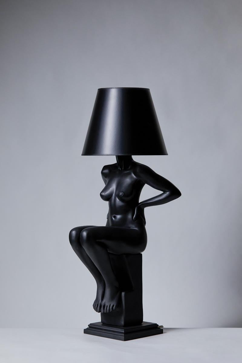 Sonia Pacheco Nude Sculpture - Ziya (black)