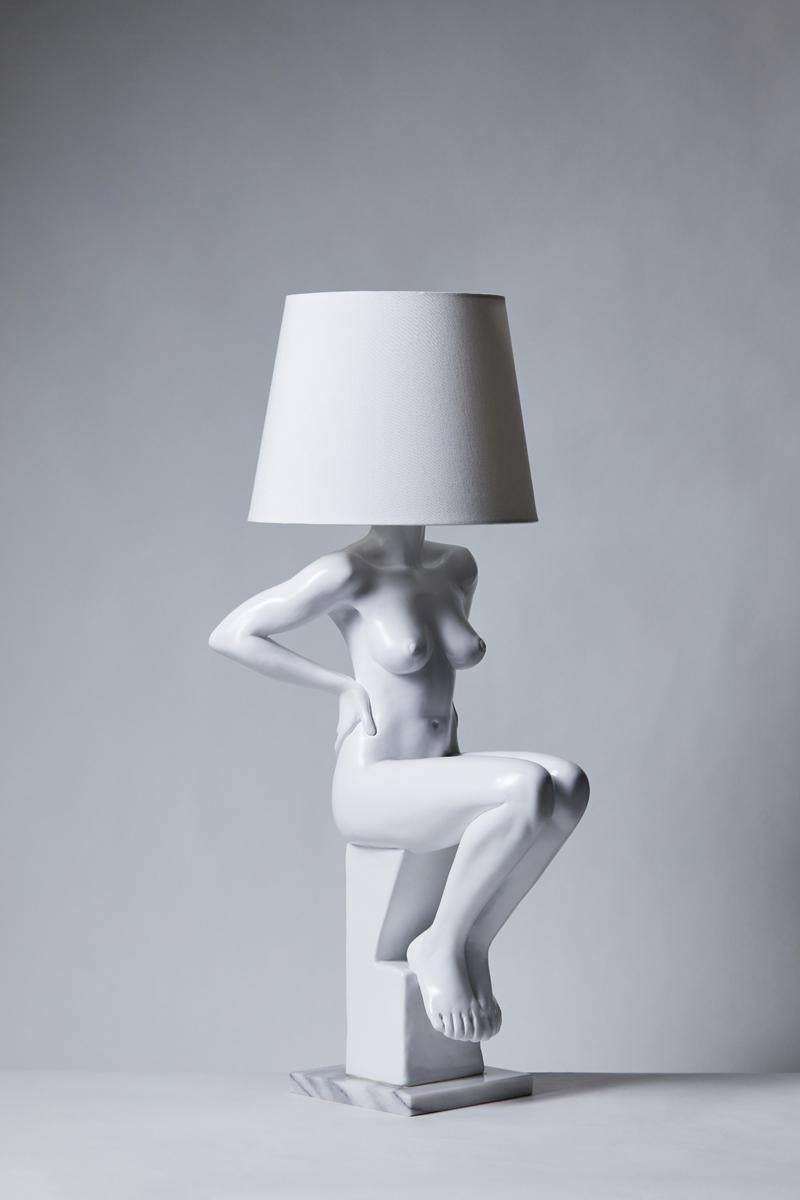 Ziya (bianco) - Sculpture di Sonia Pacheco
