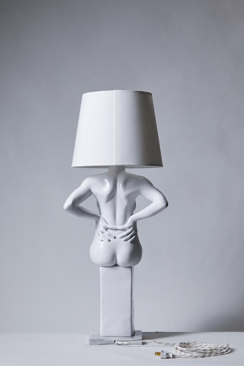 Ziya (bianco) - Sculpture Femminismo di Sonia Pacheco