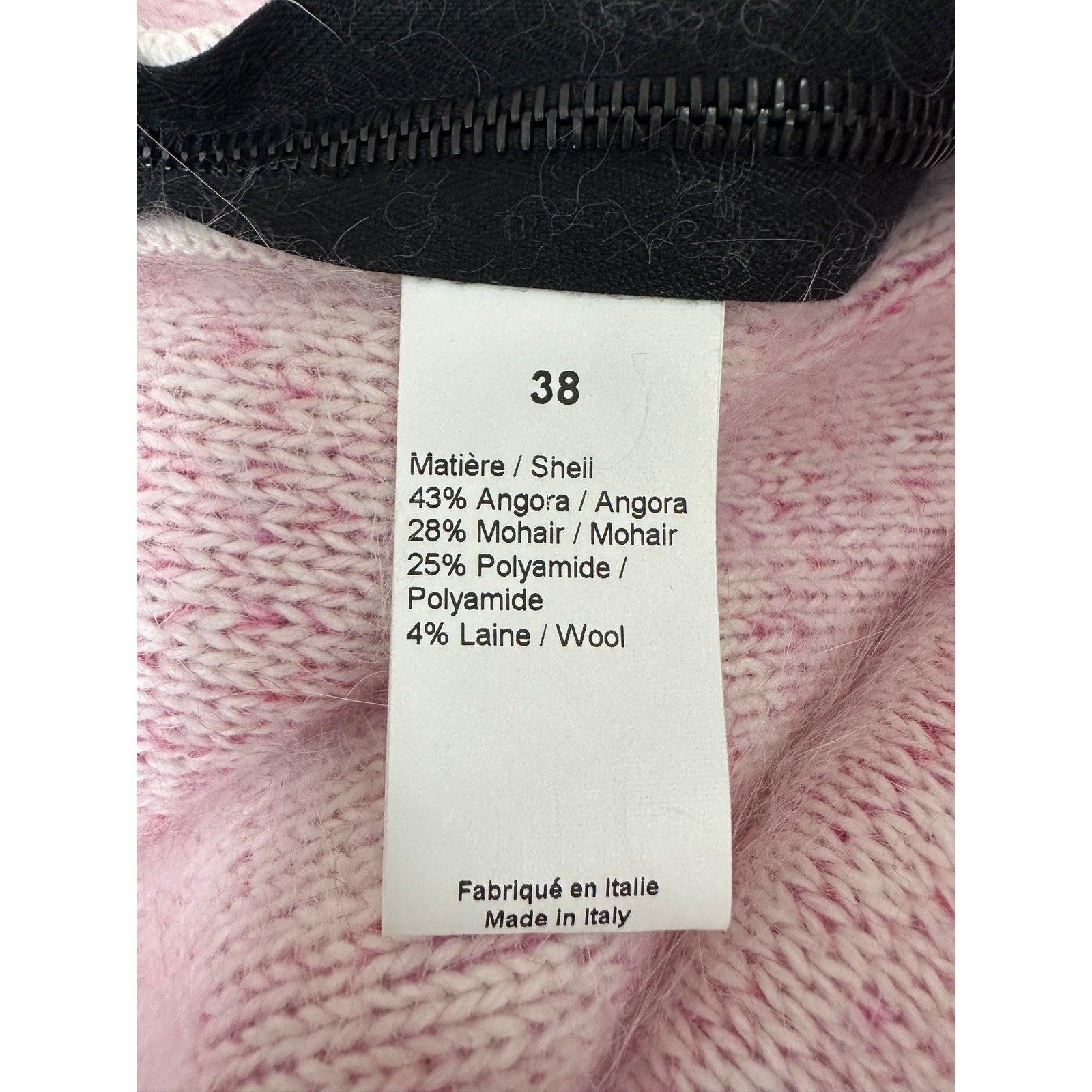 De las mujeres Sonia Ryckiel Pantalones de punto rosa Conjunto Top Sz.38 en venta