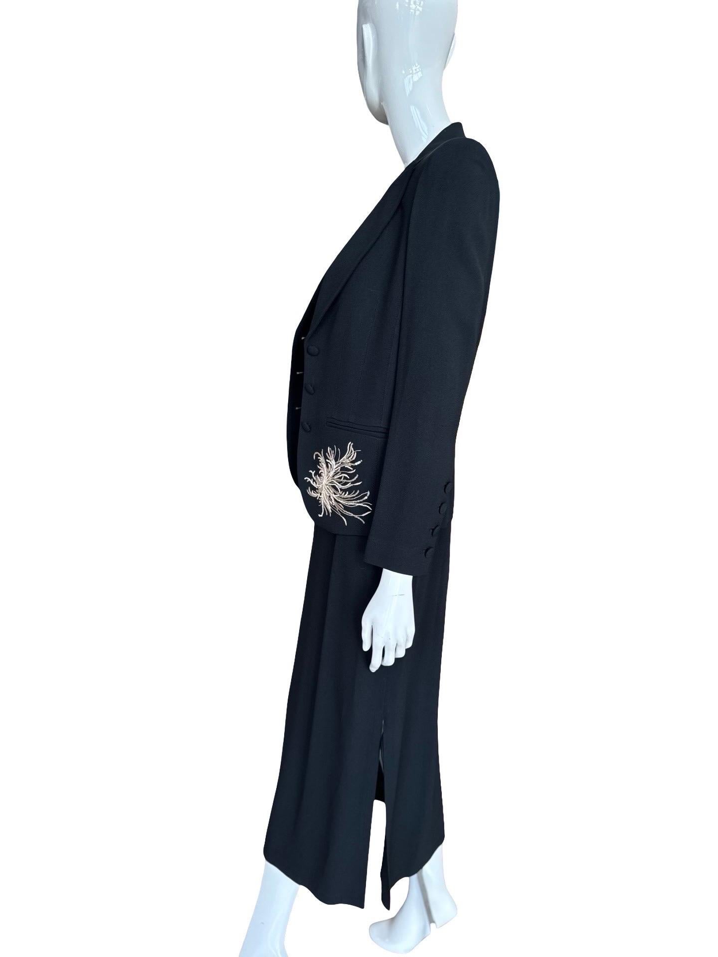Set abito e blazer con perline di Sonia Rykiel in vendita 2