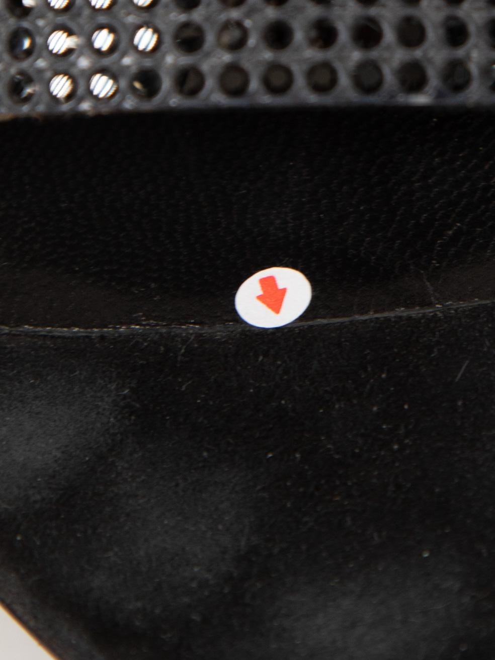 Sonia Rykiel Sandales à lanières embellies noires Taille IT 36.5 en vente 4