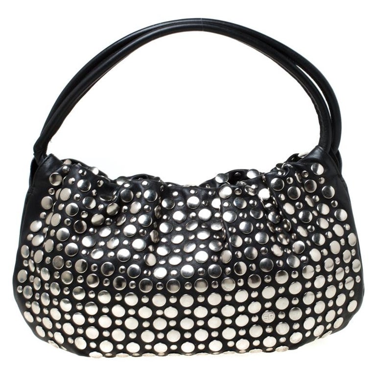 Sac Bandoulière En Cuir Sonia Rykiel 'Domino' - Bleu - Neuf Sans Étiquettes
