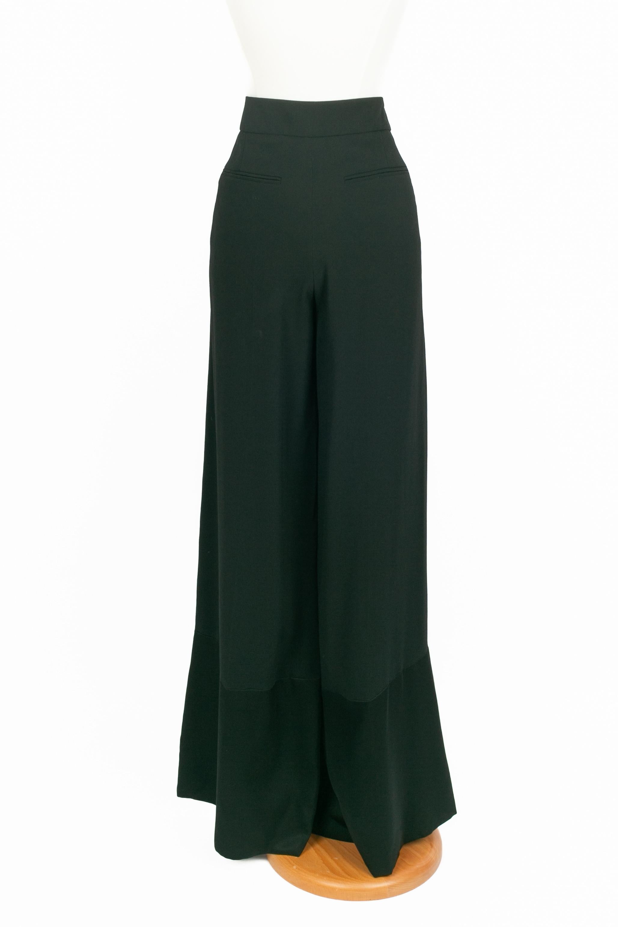Pantalones negros Sonia Rykiel en Excelente estado para la venta en SAINT-OUEN-SUR-SEINE, FR