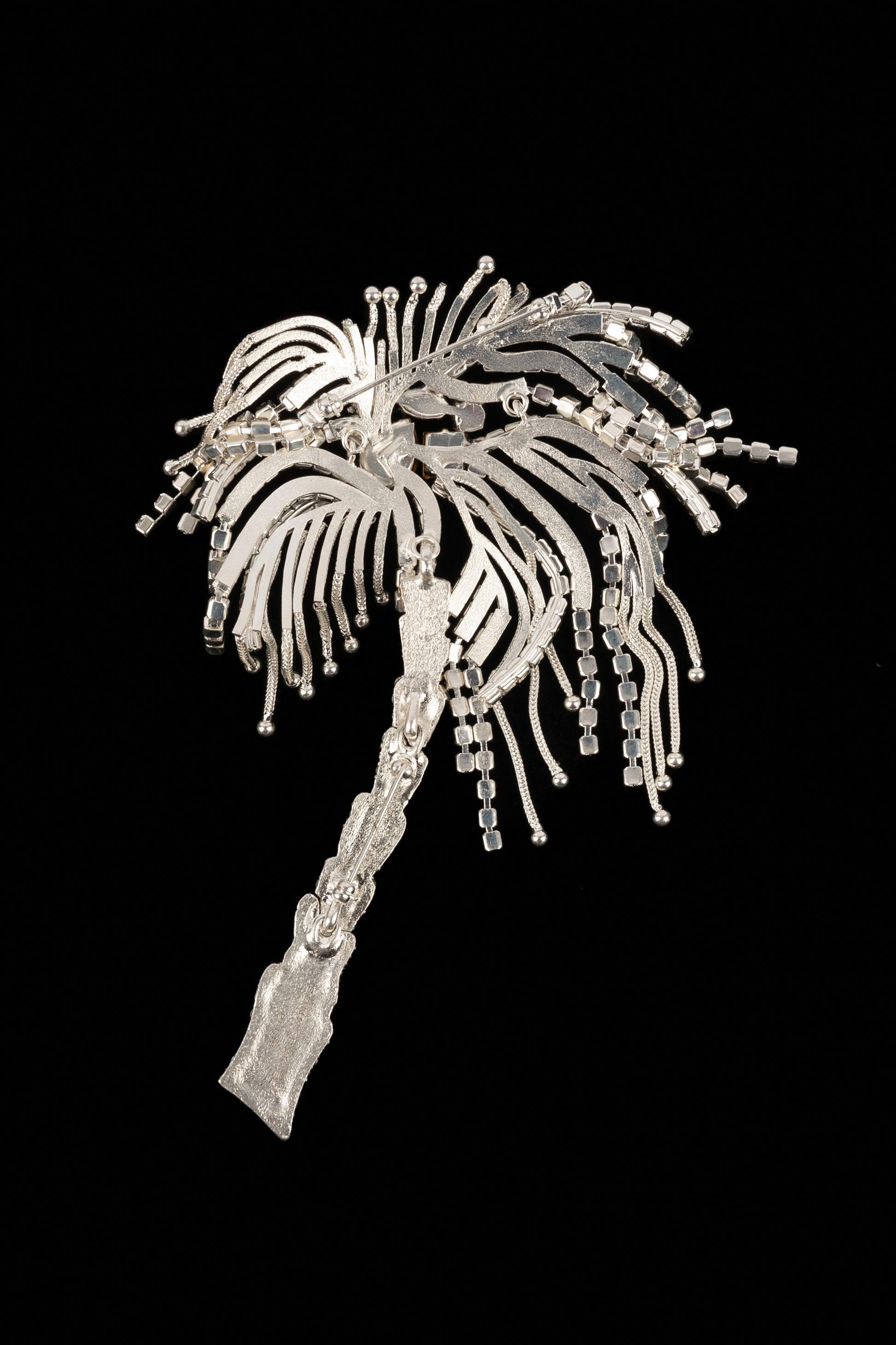 Sonia Rykiel Spilla 'Albero di palma' In condizioni ottime in vendita a SAINT-OUEN-SUR-SEINE, FR