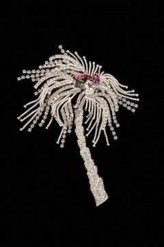Sonia Rykiel Brosche 'Palme'